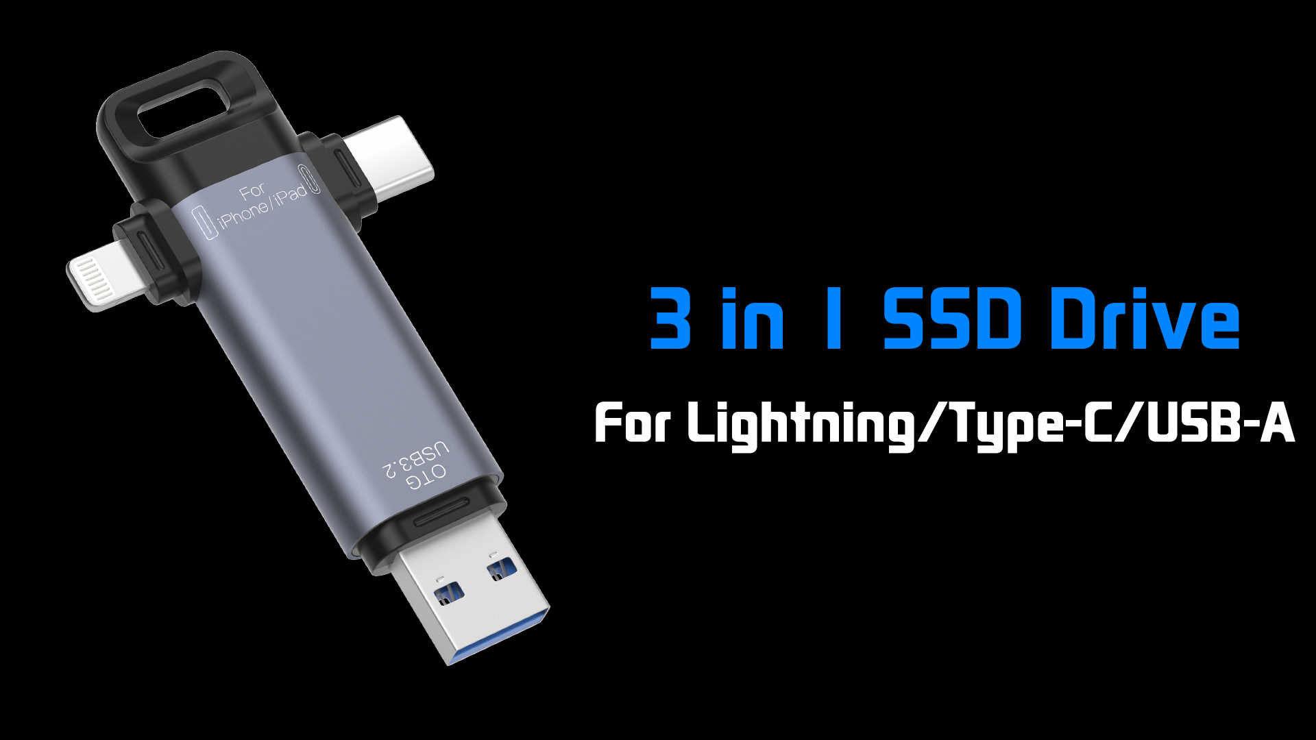3-in-1 solid State USB Flash Drive