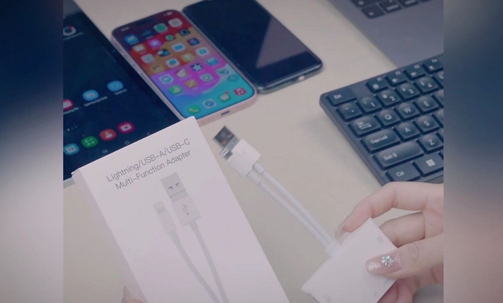 SD -kaartlezer voor iPhone USB C