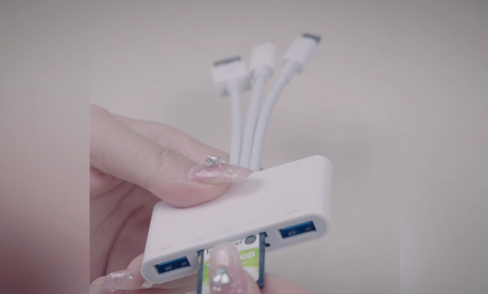 USB C Micro SD -kaartlezer