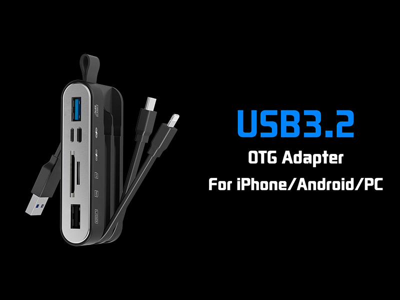 USB C TF SD -kaartlezer